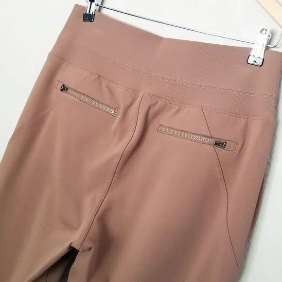 Athleta Venice High Rise Jogger Pants Rustic Beige Brown M Tall $98 Athleisure - Picture 7 of 14